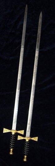 Appraisal: Two th Century dress swords by Wilkinson Sword Ltd the