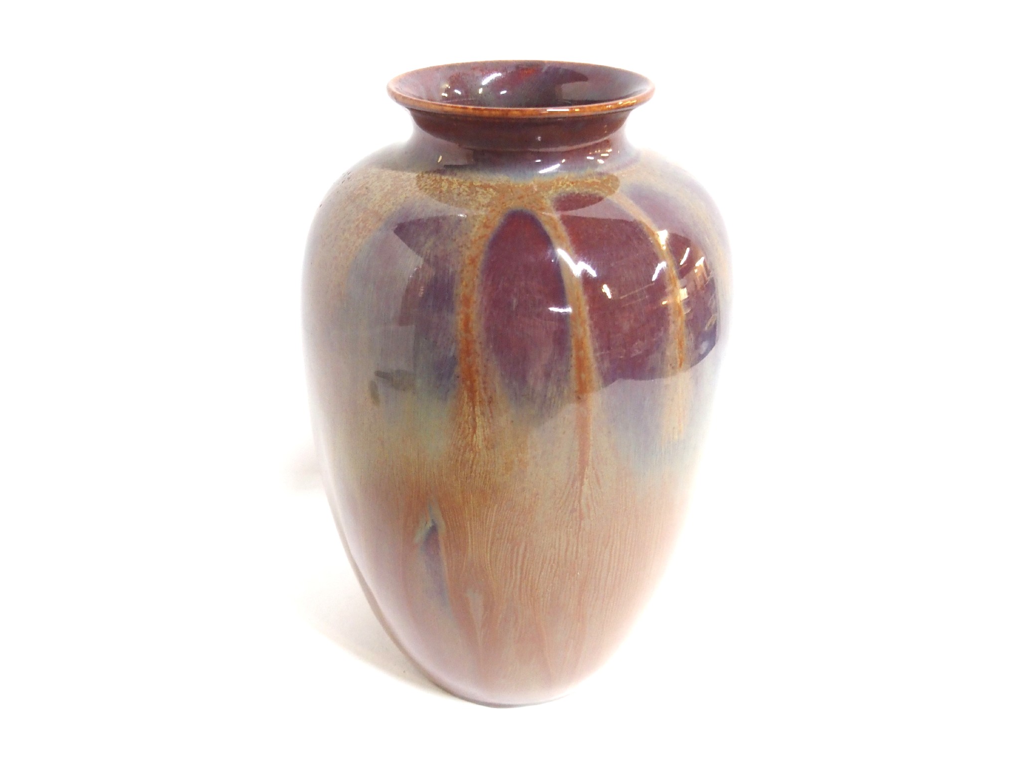 Appraisal: A Pilkingtons Lancastrian lustre ovoid vase shape no impressed mark