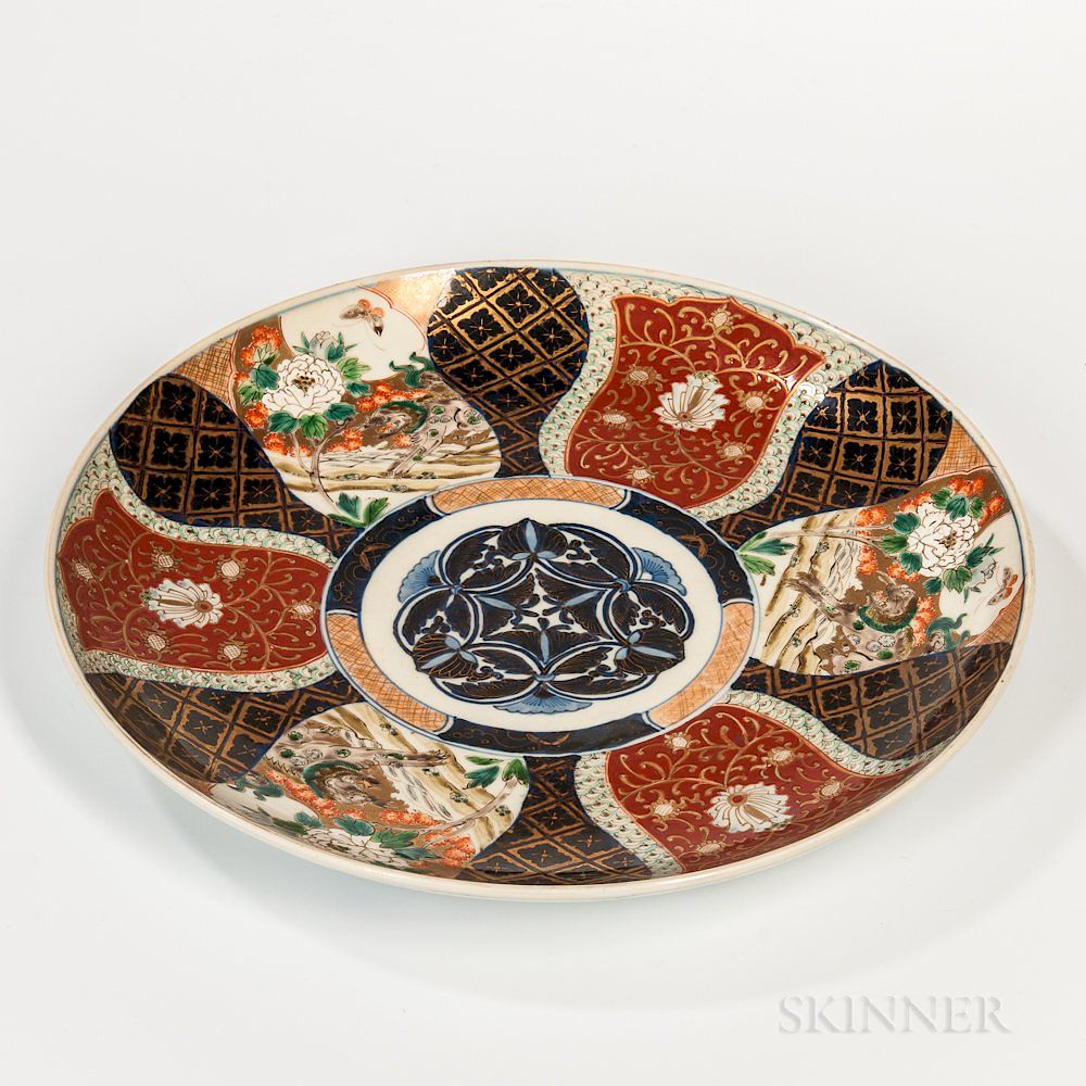 Appraisal: Large Imari Charger Large Imari Charger Japan th th century