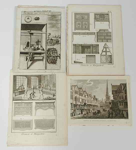 Appraisal: Large Group of th Century Architectural Engravings Continental th century