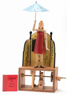 Appraisal: Valerie Costume Change Automaton Paris Pierre Mayer ca Handmade wooden