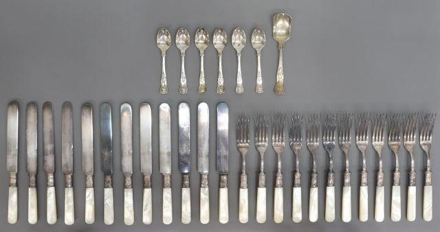 Appraisal: lot of Flatware including English sterling silver spoons Harrison Brothers