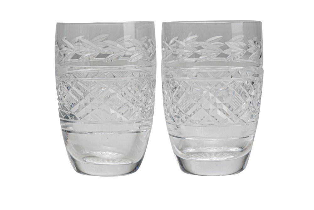 Appraisal: SET OF EIGHT WATERFORD CRYSTAL CUPS'Glandore' pattern Condition one rim