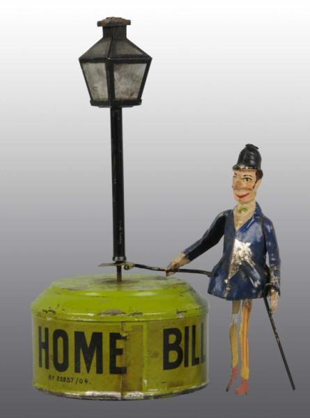 Appraisal: Tin Hand-Painted Bill Bailey Coming Home Toy Description German Circa