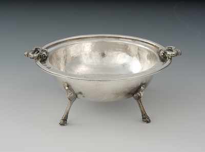 Appraisal: An Old Sterling Silver Dish with Various Hallmarks Sterling silver