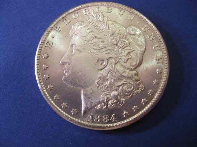 Appraisal: -CC U S Morgan Silver Dollar semi-proof-like uncirculated