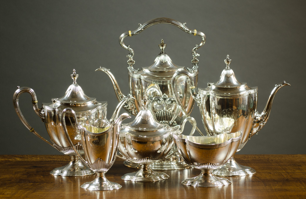 Appraisal: HOWARD CO STERLING SILVER COFFEE TEA SERVICE six pieces comprised