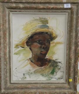 Appraisal: Nancy Ellen Craig American B Portrait of an African American