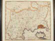 Appraisal: A Robert Morden map of Middlesex Measurements x cm