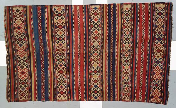 Appraisal: A Bessarabian Kilim Moldovia late th century size approximately ft