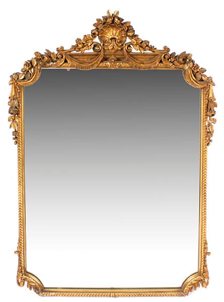 Appraisal: A Rococo style gilt decorated mirror height ft in width