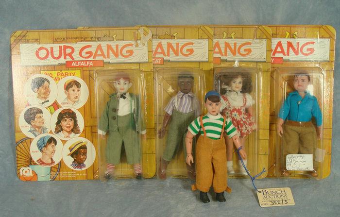 Appraisal: Mego Our Gang Action Figures set of all mint in