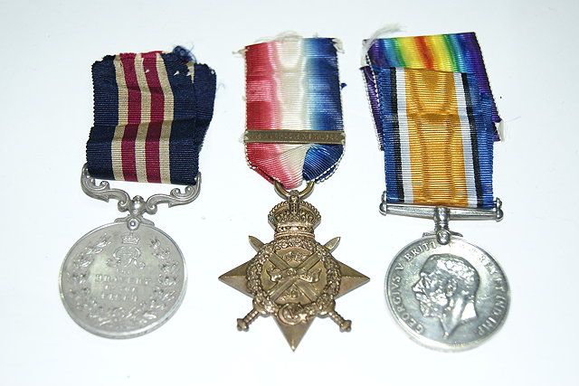 Appraisal: THREE MEDALS awarded to Lieutenant George Gordon the Military medal