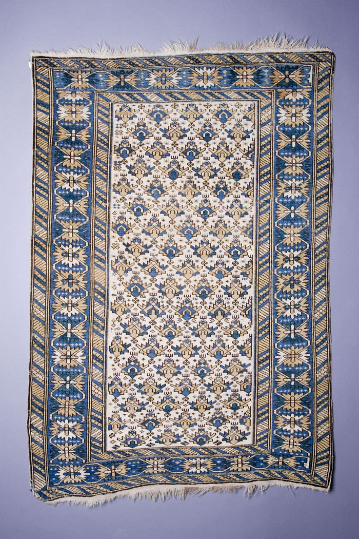 Appraisal: BAKU KUBA RUG NORTHEAST CAUCASUS The cream field with muted