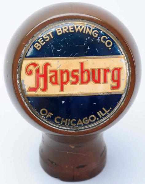 Appraisal: Hapsburg Beer Tap Knob Brass insert on backside Wear and