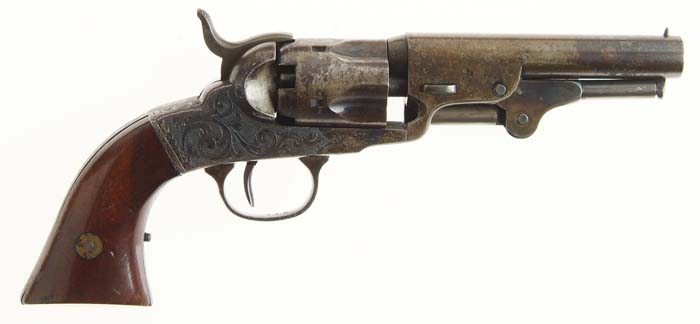 Appraisal: RARE EXTRA ENGRAVED TOMES SON MELVAIN POCKET REVOLVER Cal SN