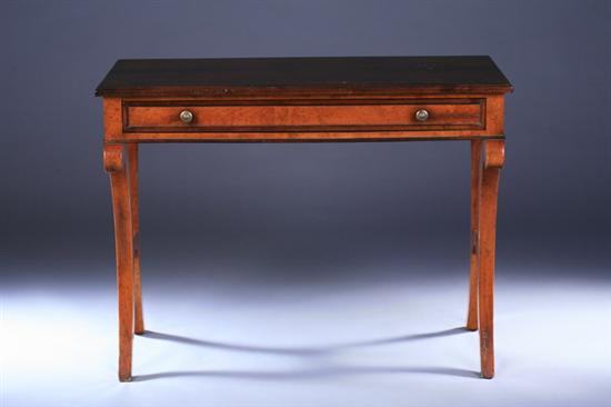 Appraisal: BIEDERMEIER STYLE FRUITWOOD CONSOLE TABLE late th century Milling Road