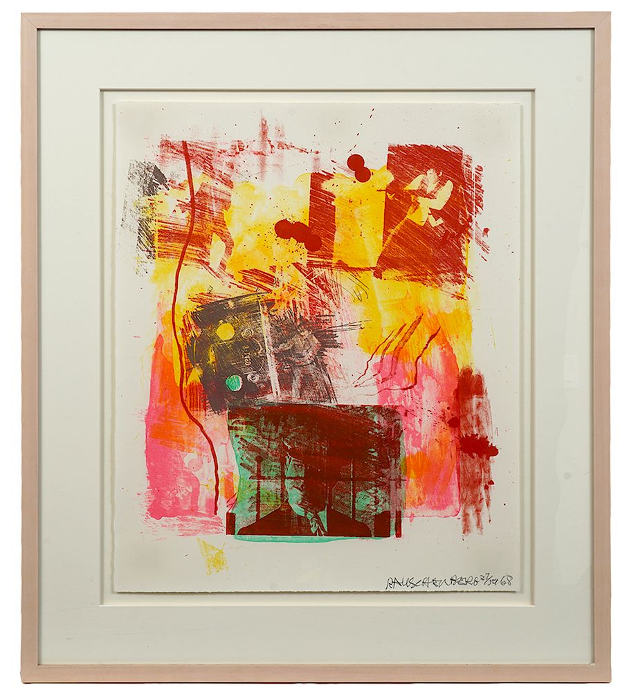 Appraisal: Robert Rauschenberg Lithograph 'Storyline II' Robert Rauschenberg American - 'Storyline