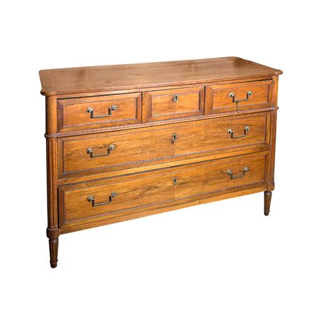 Appraisal: Louis XVI Style Fruitwood Chest of Drawers Estimate -