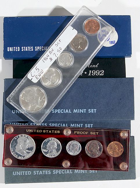 Appraisal: Assorted Coin Lot proof set special mint sets bu set