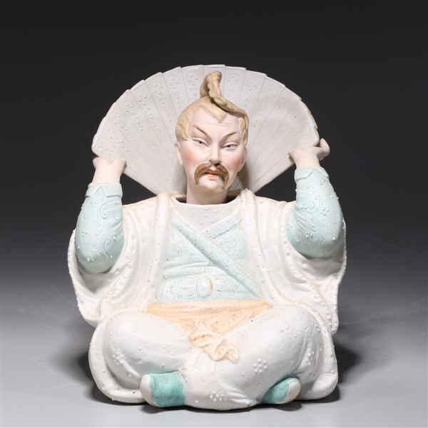 Appraisal: Chinese porcelain male figure with nodding head overall good condition