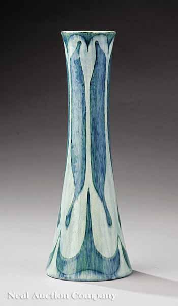 Appraisal: A Newcomb College Art Pottery High Glaze Tall Vase decorated