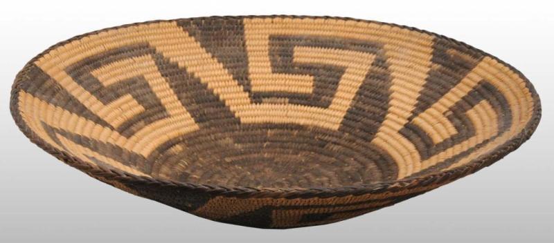 Appraisal: Woven Native American Indian Bowl Description Tightly woven with no