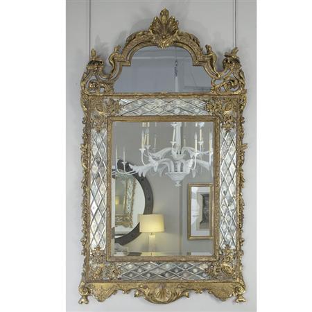 Appraisal: Regence Style Gilt-Wood Mirror Estimate -