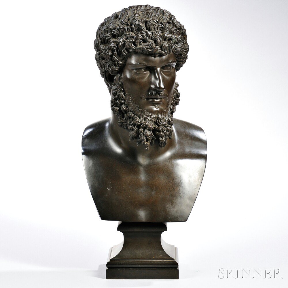 Appraisal: Barbedienne Bust of Lucius Verus France th century after the