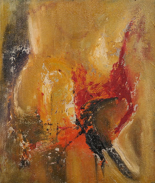 Appraisal: Aubrey Williams British - Earth and Fire signed dated and