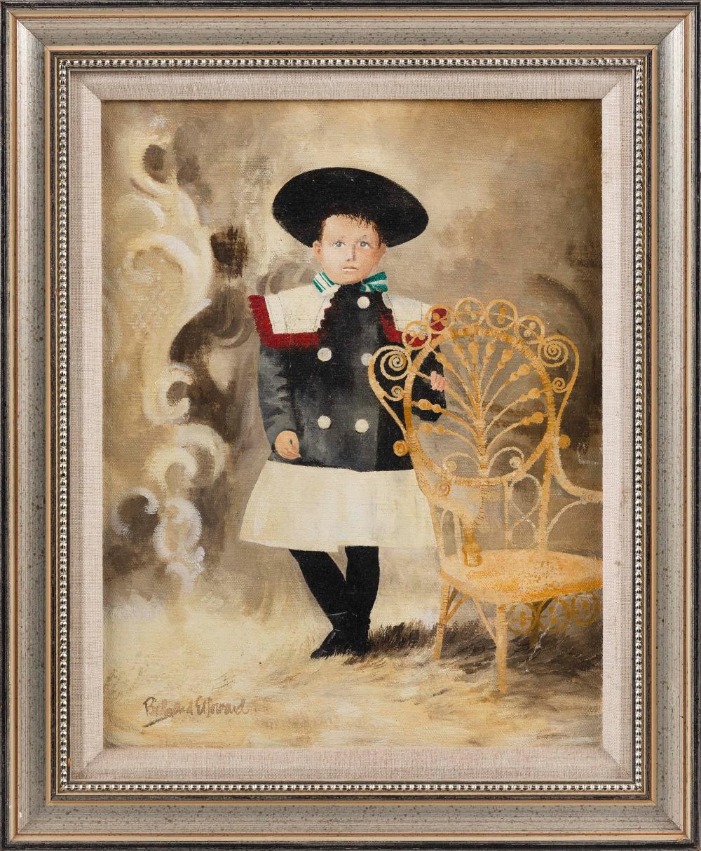 Appraisal: RICHARD RIC HOWARD MASSACHUSETTS - A LITTLE BOY STANDING BY