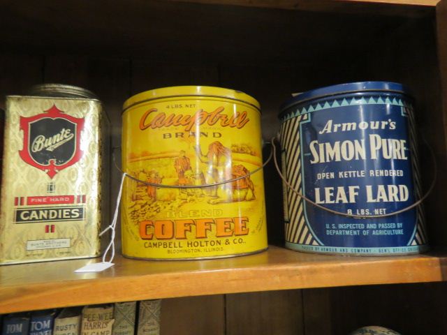 Appraisal: Collection of Advertising Tins coffee candy more different including two