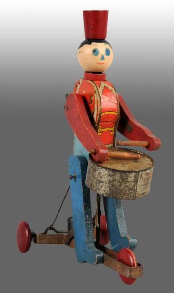 Appraisal: Fisher Price No Pushy Drummer Toy Description American Scarce Original