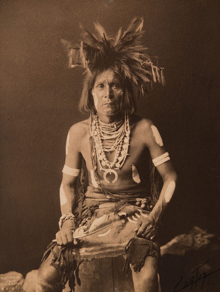 Appraisal: Edward Curtis A Snake Priest - Hopi Variant Edward S