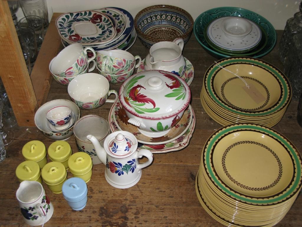 Appraisal: Twenty-five matching Wedgwood plates polychrome ceramics from Norman Franks and