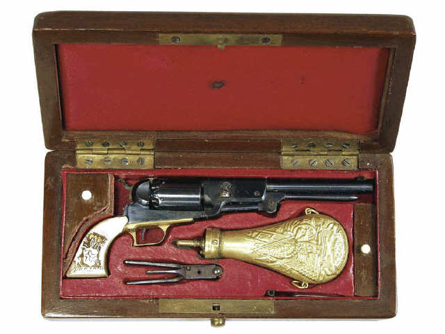 Appraisal: Weston Miniature Colt Walker Finely cased miniature complete with accessories