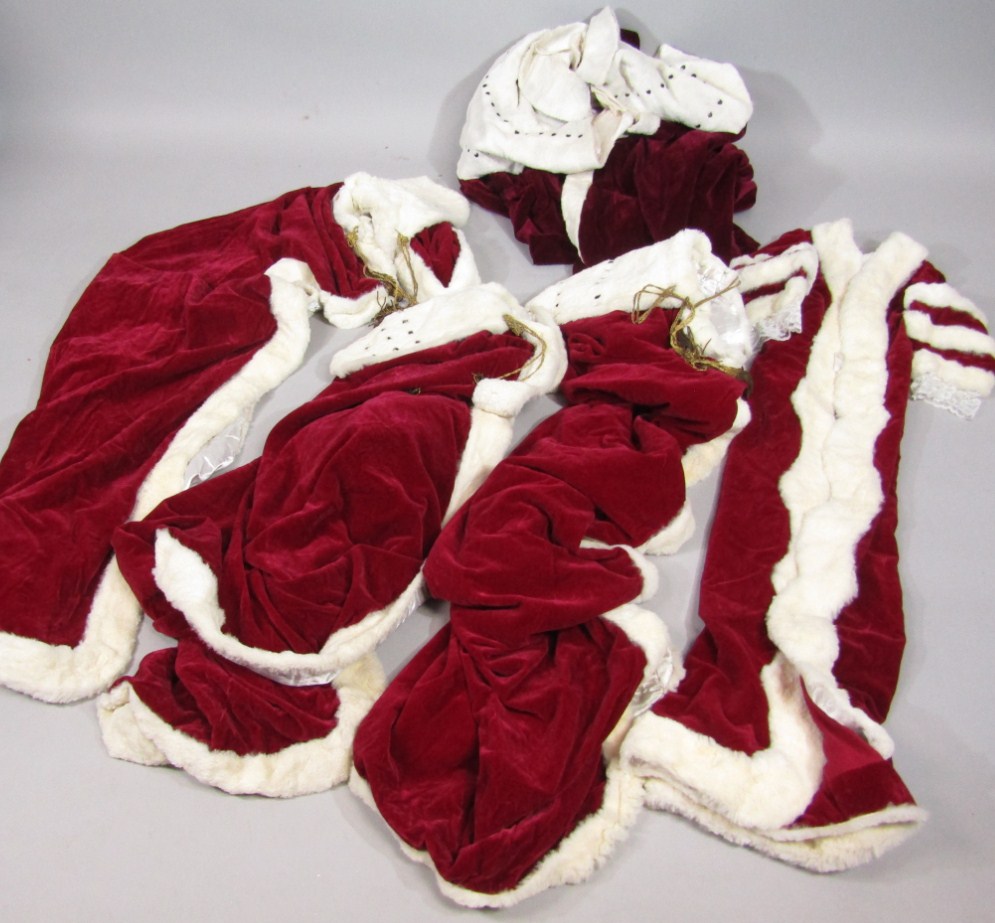 Appraisal: Five replica Lords style robes comprising four gentleman's and one