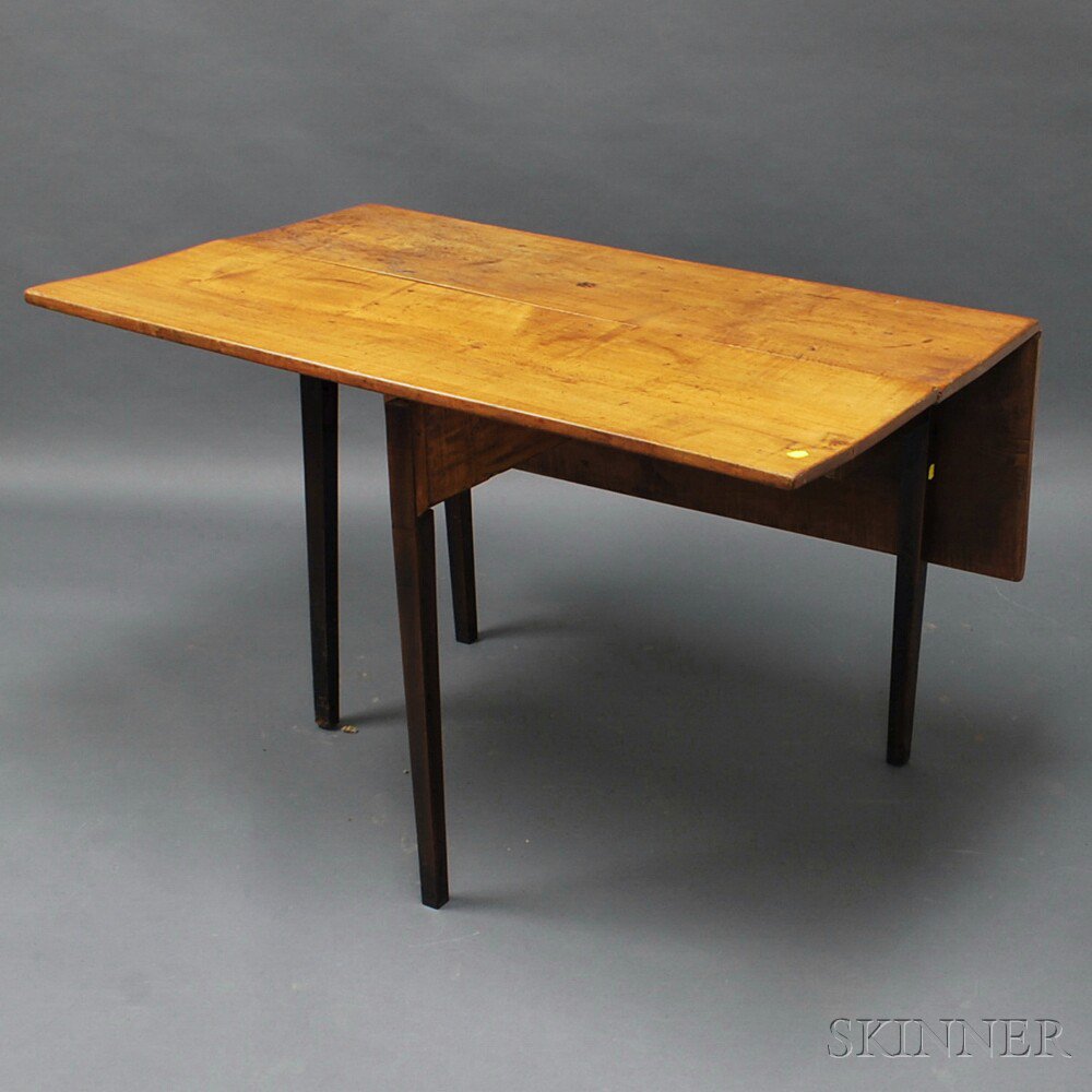 Appraisal: Country Federal Maple Drop-leaf Gate-leg Table New England early th