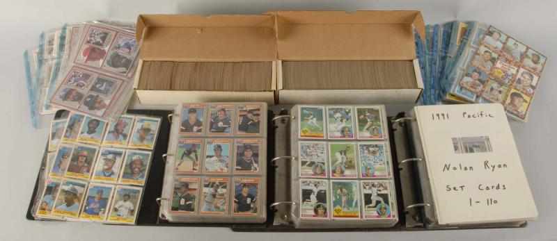 Appraisal: Lot of s s Baseball Card Sets Description Includes '