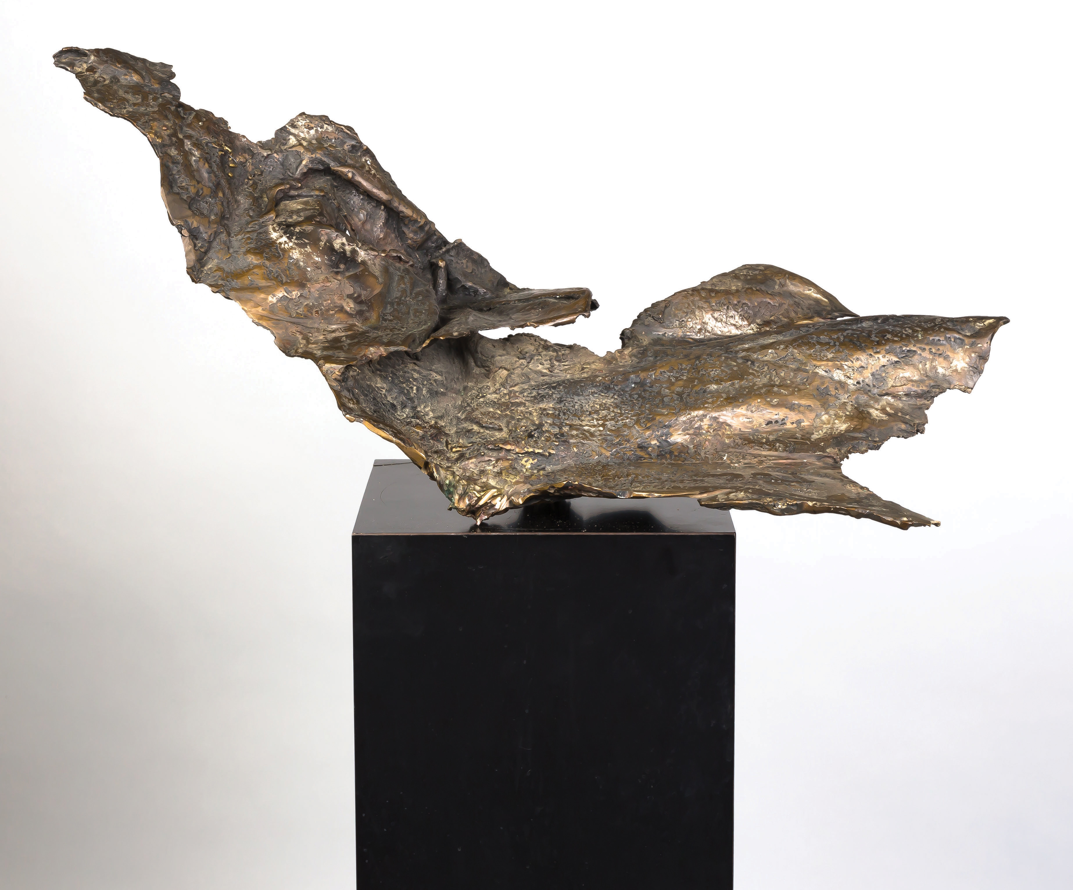 Appraisal: Judith Brown American - Modern Welded Sculpture on Pedestal