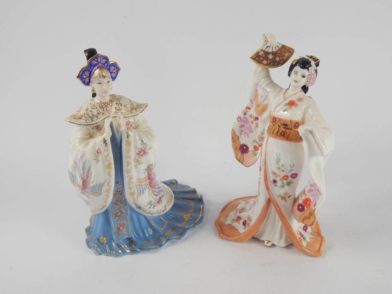 Appraisal: Two Coalport porcelain Opera Heroines modelled as Princess Turandot limited