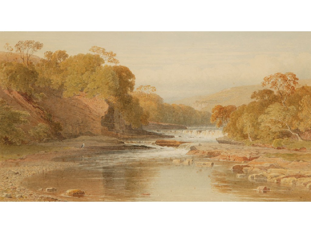 Appraisal: GEORGE ARTHUR FRIPP Force on Upper Swaledale at Held Yorkshire