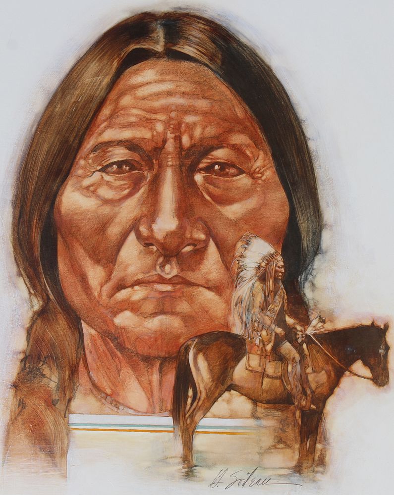 Appraisal: Hodges Soileau B Sitting Bull Hodges Soileau American B Sitting