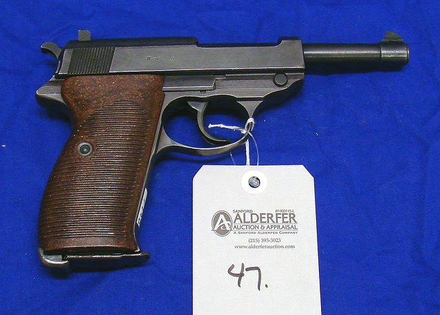 Appraisal: Walther Model P semi-automatic pistol Cal mm bbl SN Blued