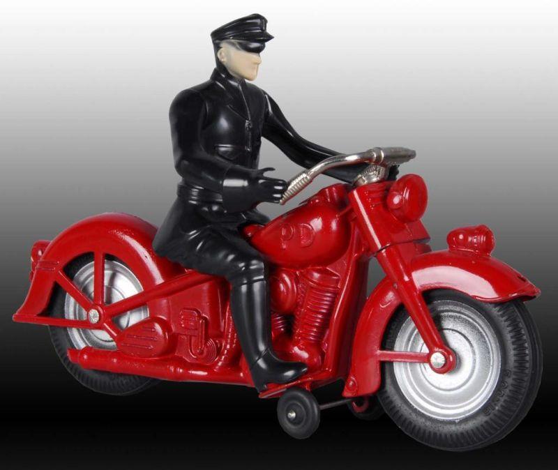 Appraisal: Hubley Police Department Motorcycle Toy Description Includes scarce original box