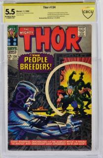 Appraisal: Marvel Comics Thor No CBCS Gold Stan Lee UNITED STATES