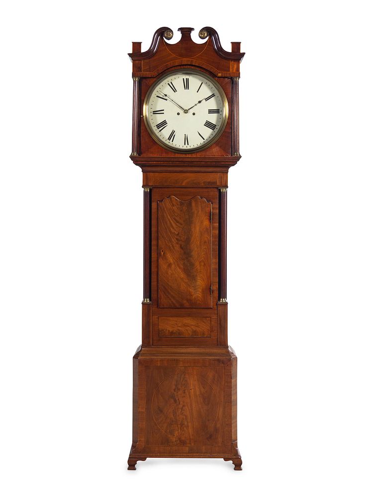 Appraisal: A George III Mahogany Tall Case Clock A George III