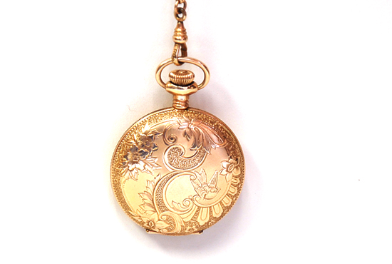 Appraisal: A L th Ladies Pocket Watch by the Langendorf Watch