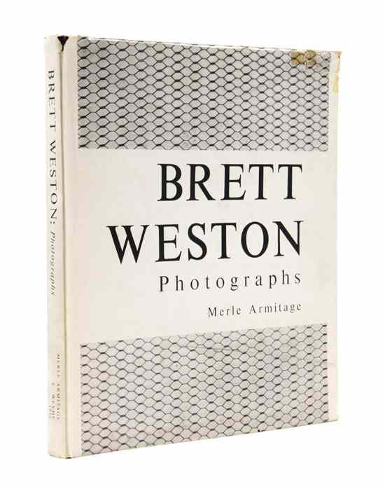 Appraisal: PHOTOGRAPHY WESTON BRETT Brett Weston Photographs New York E Weyhe