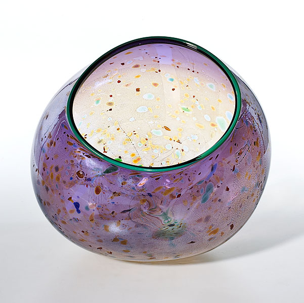 Appraisal: Dale Chihuly American b A freeform glass basket having a